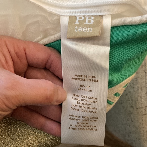 Pottery Barn Teen New York Big Apple Pillow with Insert - Picture 5 of 5